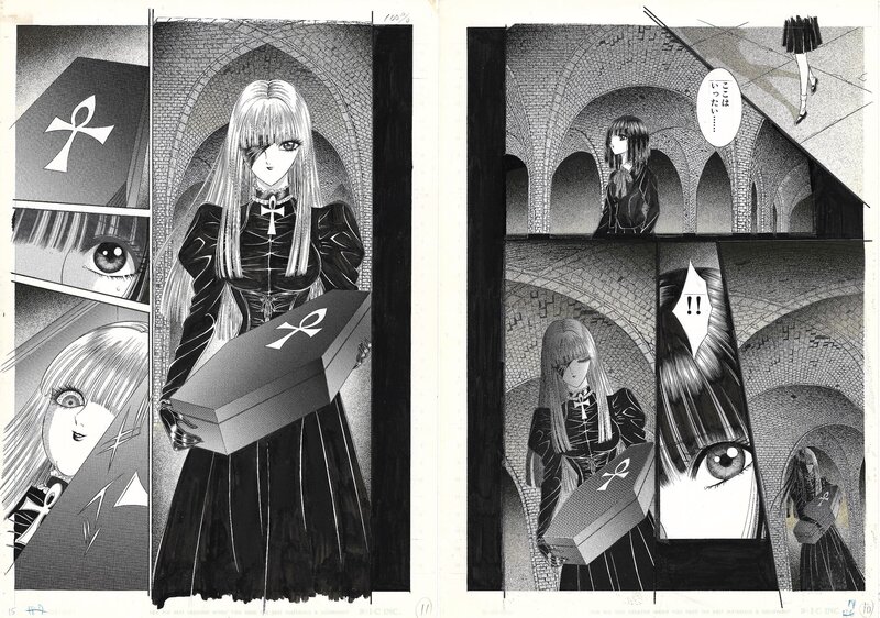 For sale - Evil Doll - La déesse de la Mort (Goddess of Death) | pgs 10&11 | Senno Knife - Comic Strip