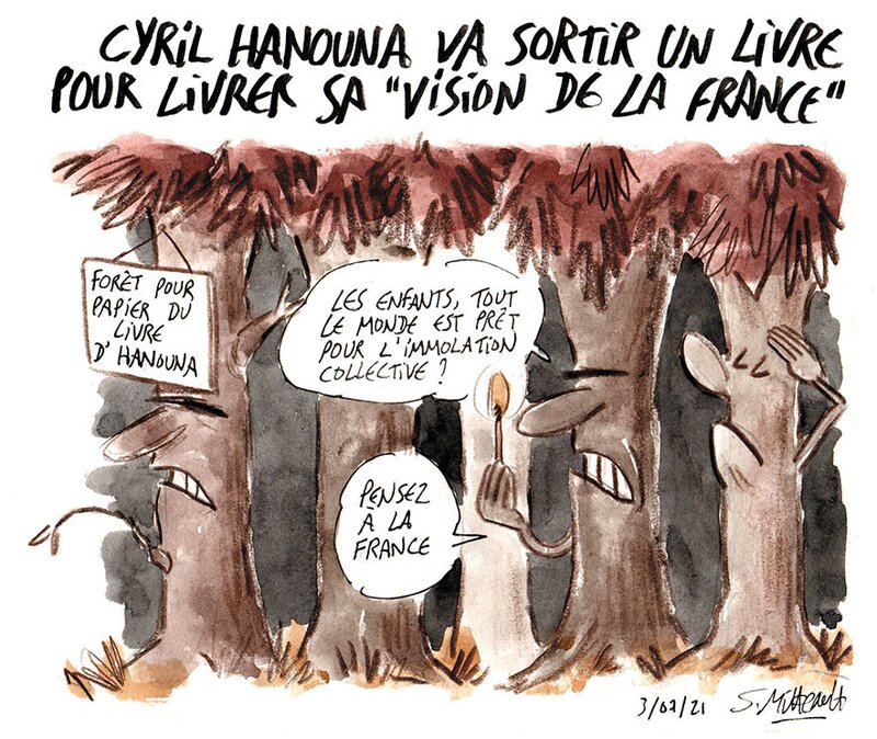 En vente - Hanouna par Simon Mitteault - Illustration originale