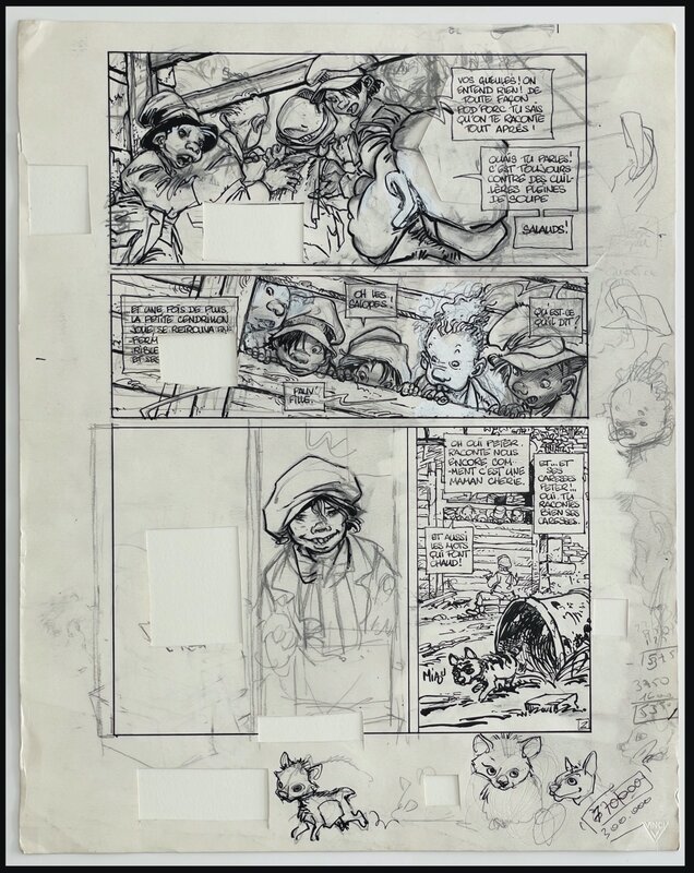 Régis Loisel, Planche 91 Peter Pan, l'Envers du décor - Comic Strip