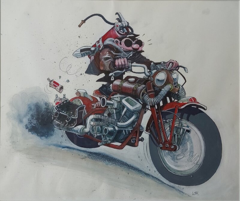 Spray par Cédric Loth - Couverture originale