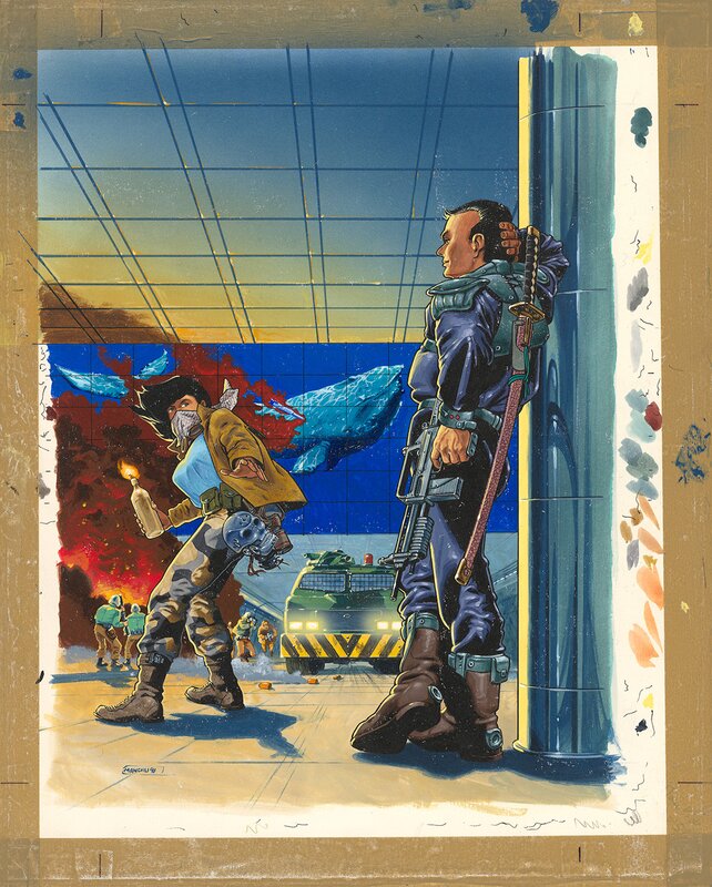 Manchu, Heavy Metal : boite de jeu - Couverture originale