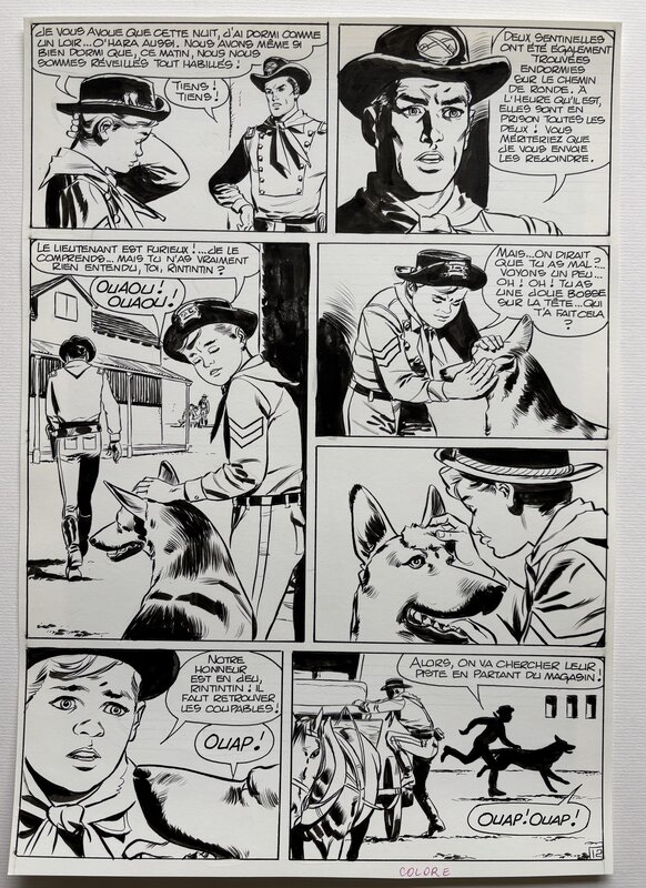 For sale - Rintintin & rusty by Carlo Marcello - Comic Strip
