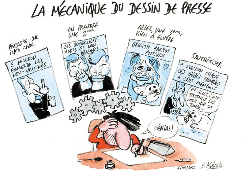 En vente - Mécanique par Simon Mitteault - Illustration originale