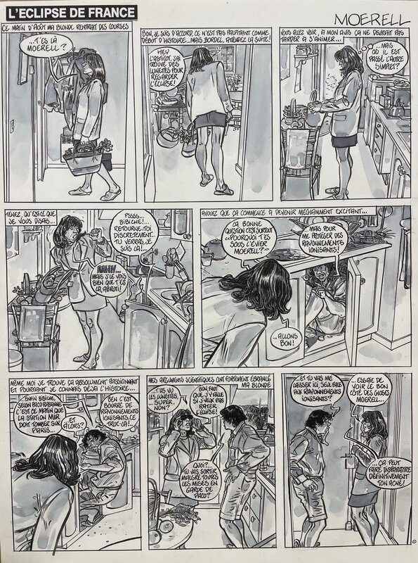 En vente - Moerell - Planche originale