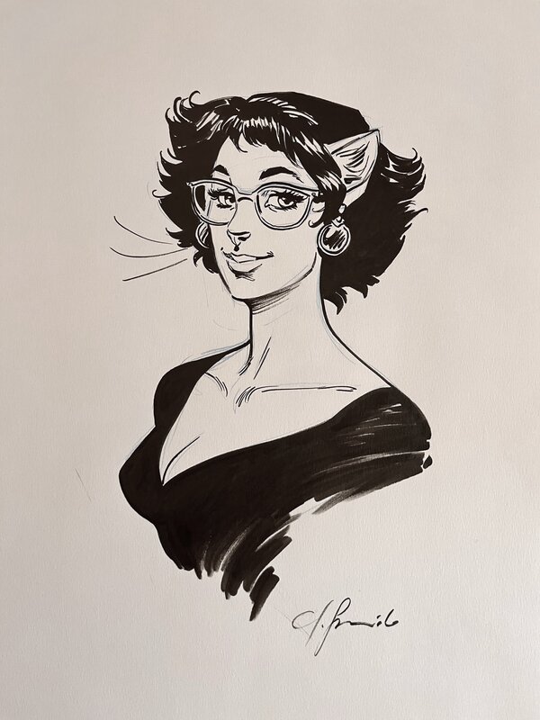 For sale - Alma PAR JUANJO GUARNIDO - PORTRAIT GRAND FORMAT - Original Illustration