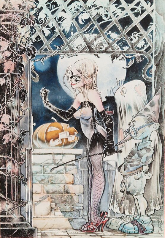 Pinocchio BDSM par Fernando Caretta - Illustration originale