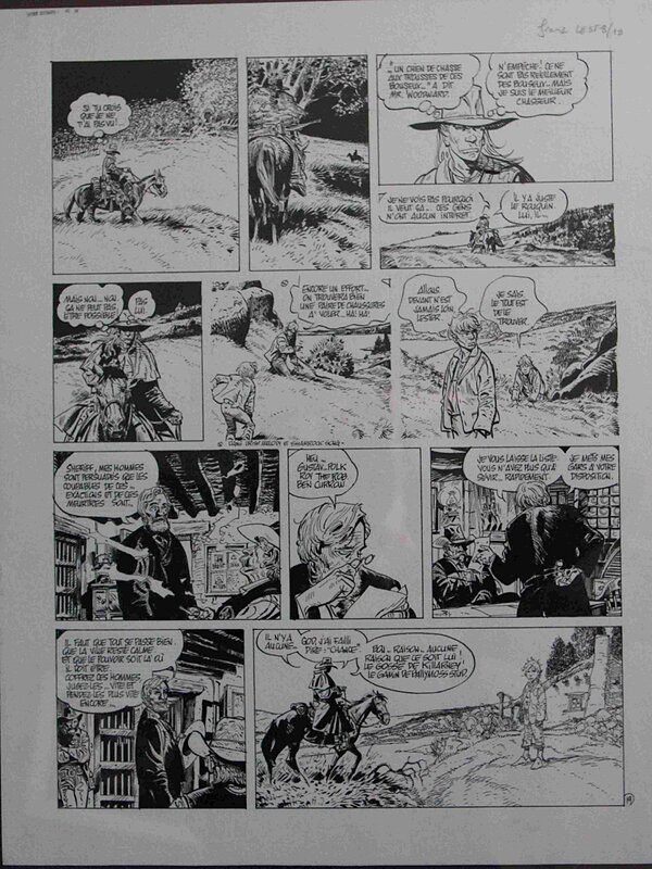 Lester Cockney par Franz - Planche originale