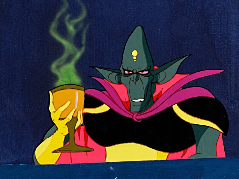 Go Nagai Grendizer / Goldorak / Hydargos, cellulo, fond de production originaux (Toei Animation, 1978) - Œuvre originale
