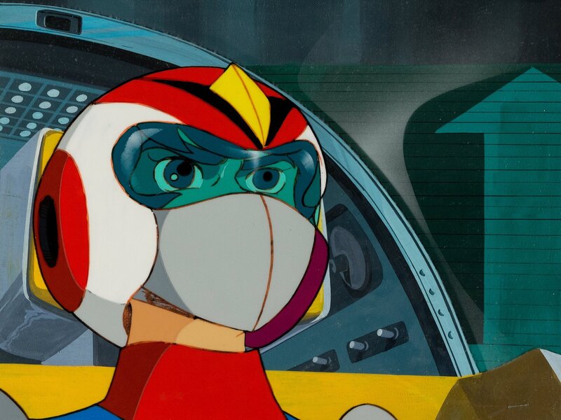 Leiji Matsumoto, Planetary Robot Danguard Ace, Takuma Ichimonji, cellulo de Production, master background (Toei Animation, c. 1977-1978) - Original art