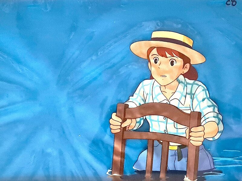 Hayao Miyazaki, Porco Rosso Fio Piccolo cellulo de production original (Studio Ghibli, 1992) - Œuvre originale