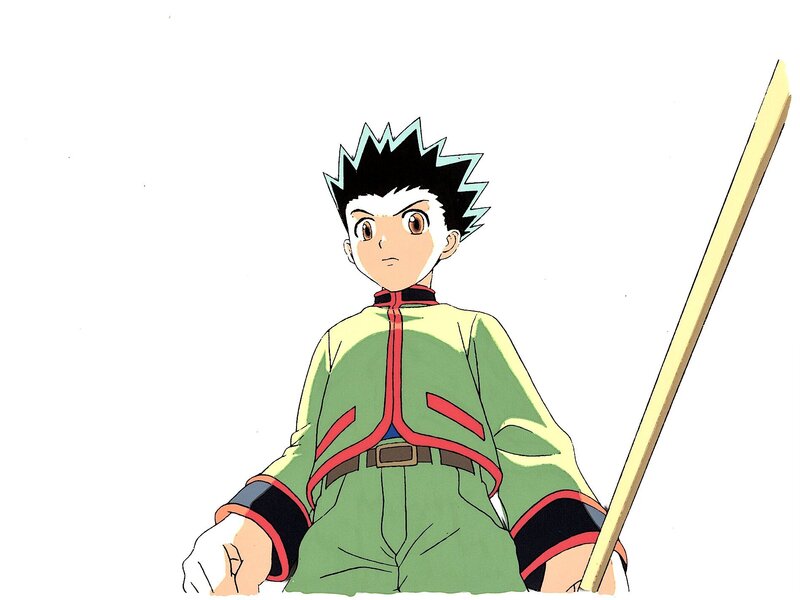 Yoshihiro Togashi, Hunter x Hunter Gon Production Cel (Nippon Animation, c. 1999-2001) - Original art