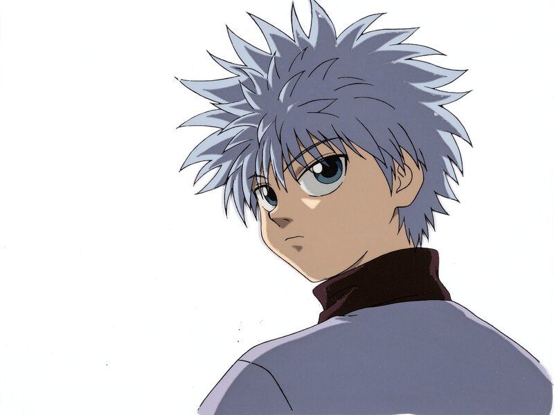 Yoshihiro Togashi, Hunter x Hunter Killua Production Cel (Nippon Animation, c. 1999-2001) - Original art