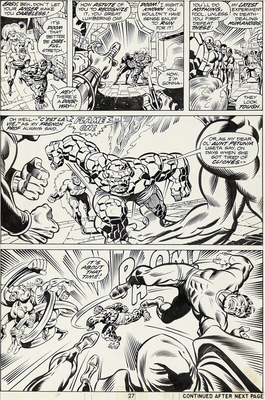 Rich Buckler, Joe Sinnott, Fantastic Four 156 - Page 27 - Comic Strip