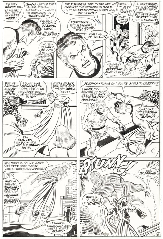 John Buscema, Joe Sinnott, Fantastic Four 121 - Page 8 - Comic Strip