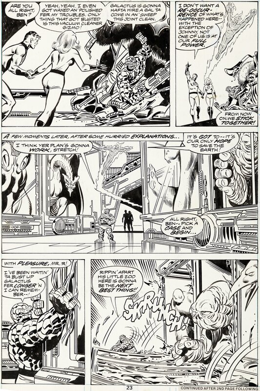 John Byrne, Joe Sinnott, Fantastic Four 210 - Page 23 - Comic Strip