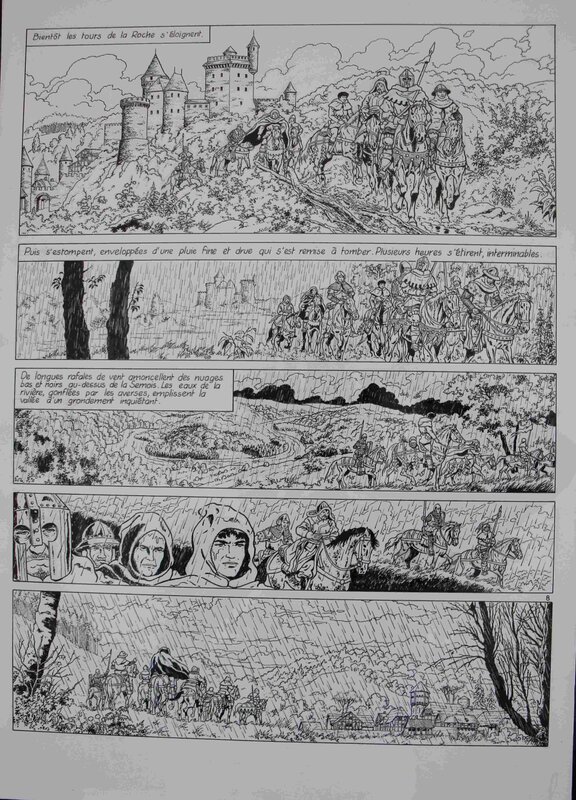 Vasco par Gilles Chaillet - Planche originale