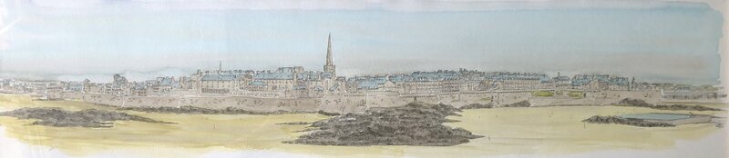 En vente - Saint Malo par Gab - Œuvre originale