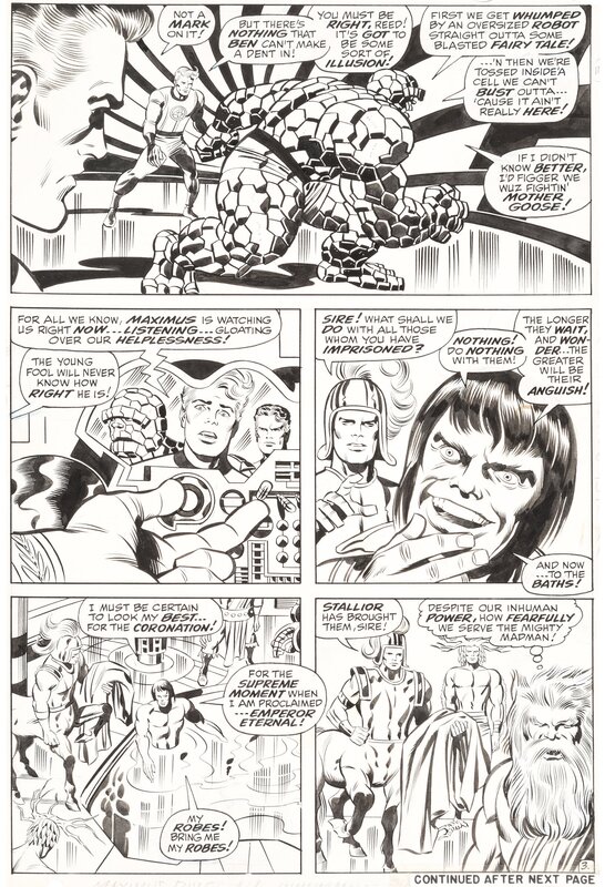 Jack Kirby, Joe Sinnott, Fantastic Four 83 - Page 3 - Planche originale
