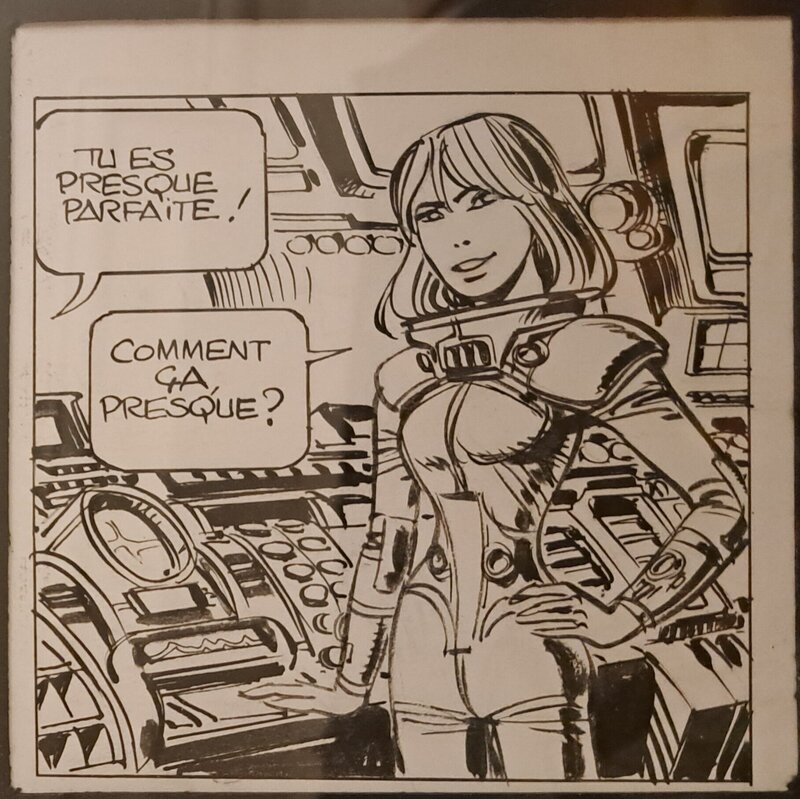 Jean-Claude Mézières, Laureline CASE INEDITE DE LA SERIE VALERIAN PAR JC MEZIERES - Comic Strip