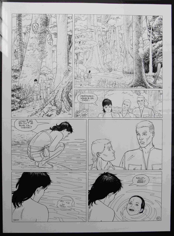Leo, Les mondes d'Aldébaran - Planche originale