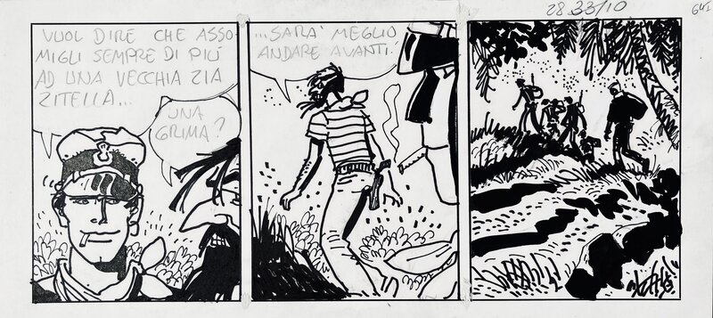 Hugo Pratt, 1989 - Corto Maltese: Mû - Comic Strip