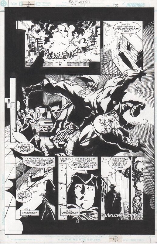 For sale - Roger Robinson, John Floyd, Batman: Gotham Knights # 22 - Comic Strip