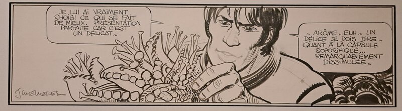 Jean-Claude Mézières, Valerian CASE INEDITE DE JC MEZIERES - Comic Strip