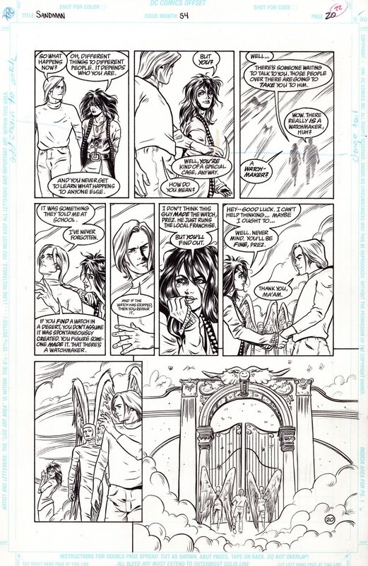 Allred: Sandman 54 page 20 - Planche originale