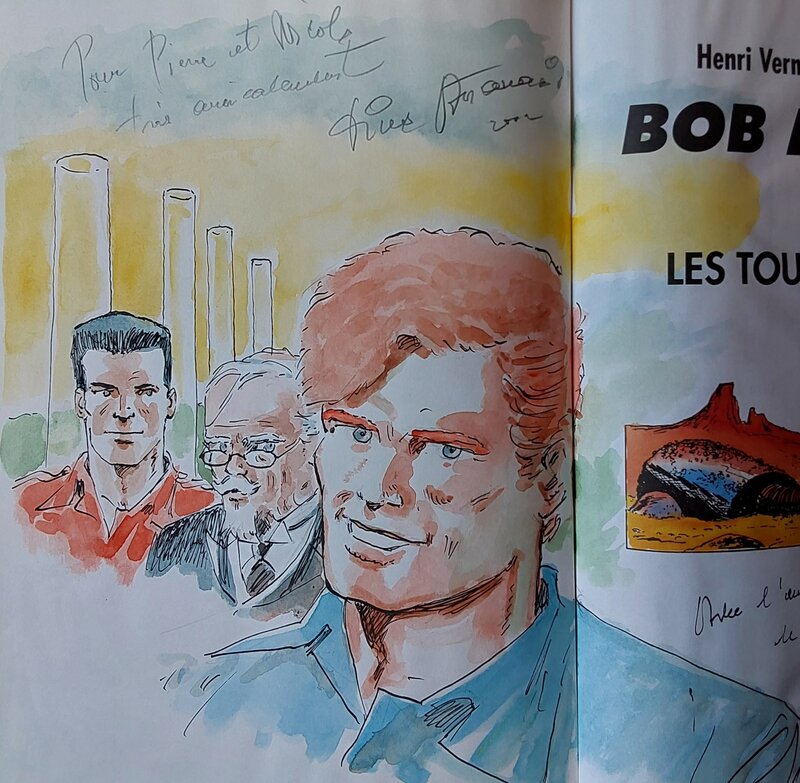 Dino Attanasio, Bob Morane : Les tours de cristal - Sketch