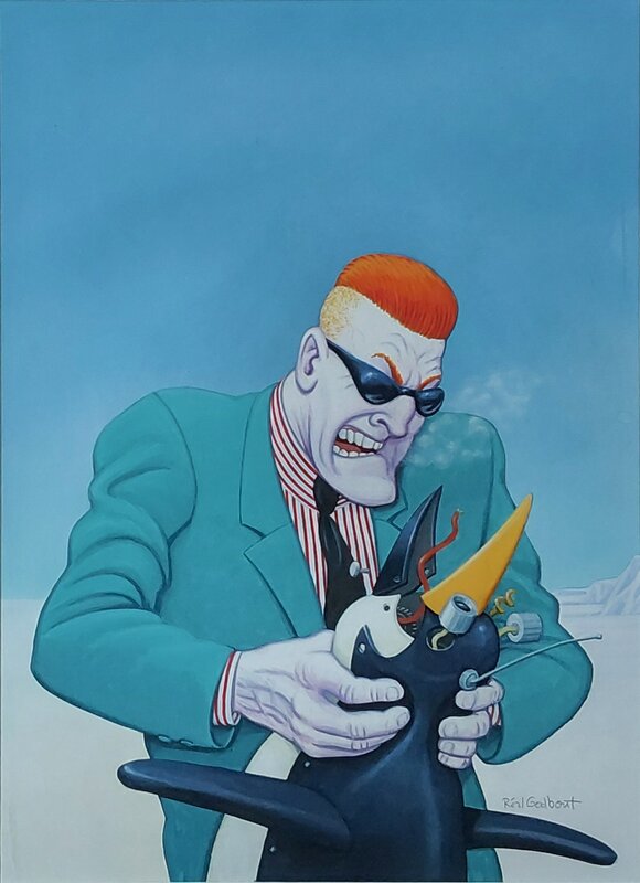 Réal Godbout, Couverture Red Ketchup - Kamarade Ultra - Original Cover