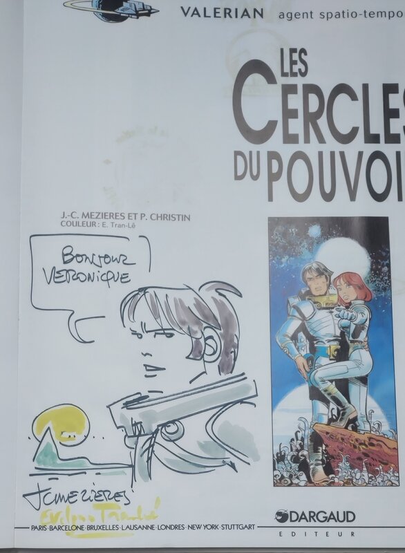Valerian T15 par Jean-Claude Mézières - Dédicace