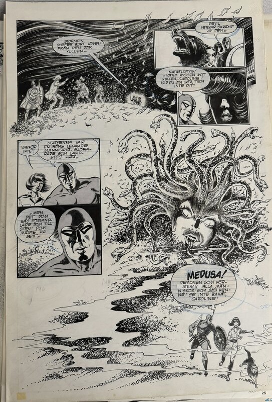 César Spadari, Phantom “The Mistery of Polymos” - Planche originale