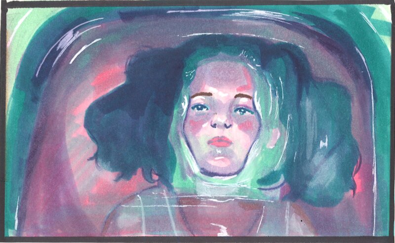 For sale - Sylvain Bordesoules, Sylvain Bordesoles - Virgin Suicide - Original Illustration
