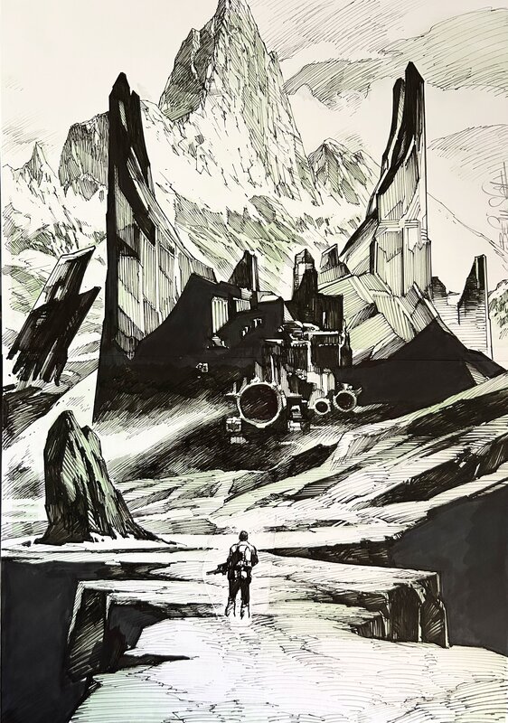 Bec, Inexistences, planche n°33, 2023. - Planche originale
