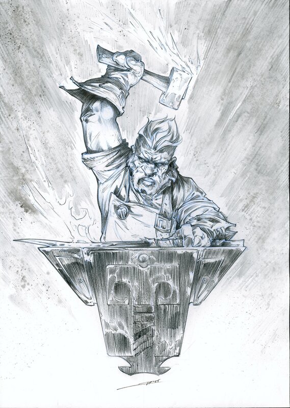For sale - Redwin 4 by Pierre-Denis Goux - Original Illustration