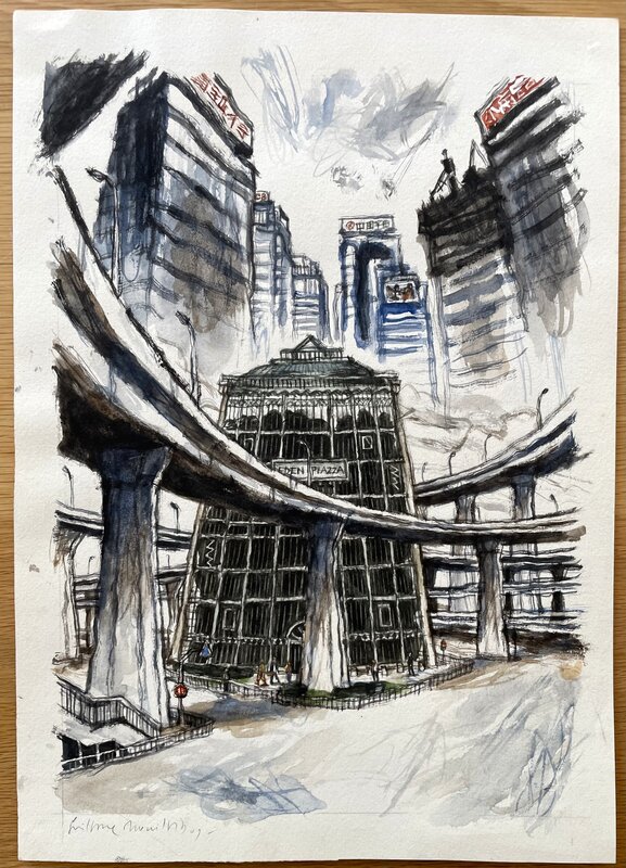 Guillaume Trouillard - Colibri Page - Planche originale