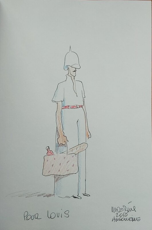 Inside Moebius 6 - dédicace - Sketch