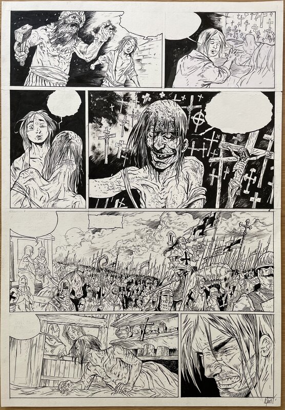 Lionel Marty - Jeruzalem Page - Planche originale
