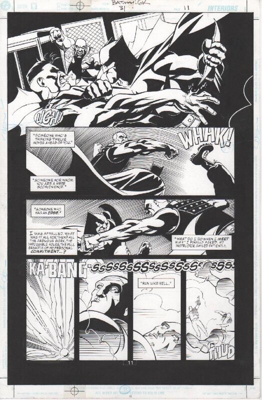 En vente - Roger Robinson, John Floyd, Batman: Gotham Knights # 31 - Planche originale