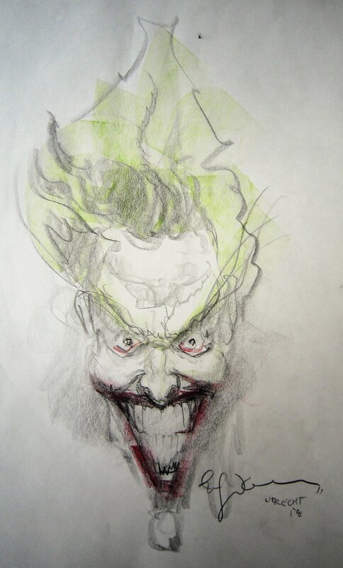 Joker par Bill Sienkiewicz - Dédicace