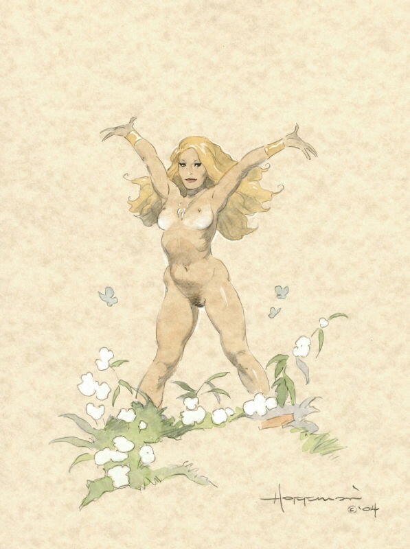 Nature Girl by Mike Hoffman - Original Illustration