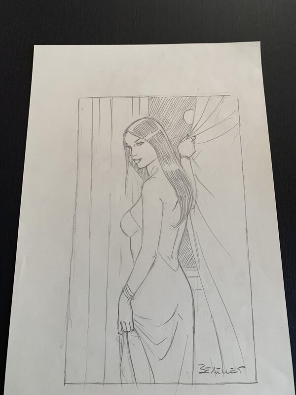 En vente - Philippe Berthet, La fortune des Winczlav - Illustration originale