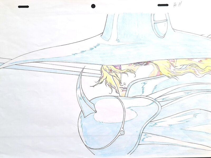 Kawajiri Yoshiaki Vampire Hunter D Bloodlust, D, doga A11 (Madhouse, 2000).jpg - Dédicace