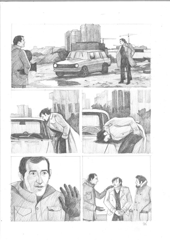 For sale - Maran Hrachyan - Patrick Dewaere - Série Noire - Comic Strip
