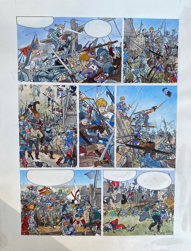 Olivier Pâques, planche originale N°58, 