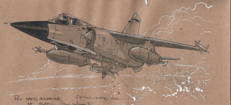Mirage F1 by Sébastien Philippe - Original Illustration