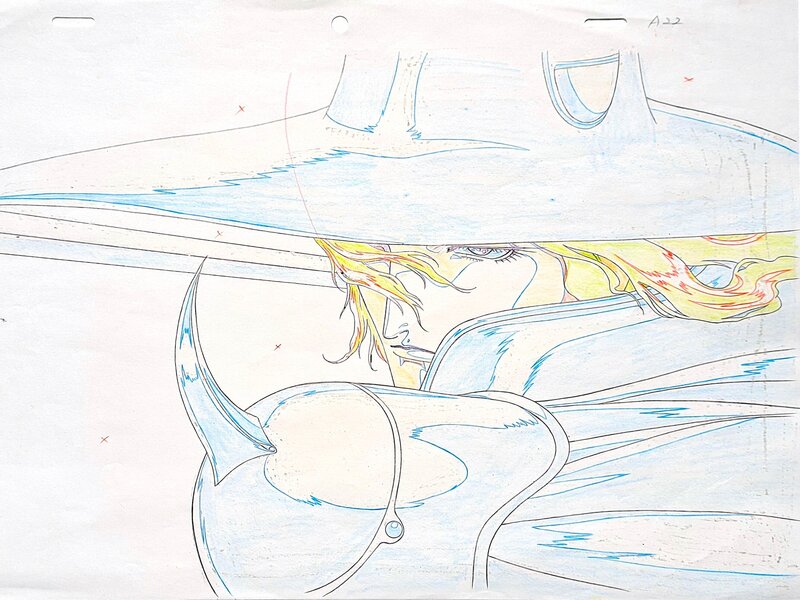 Yoshoiaki Kawajiri, Vampire Hunter D Bloodlust, D, doga A22 (Madhouse, 2000) - Dédicace