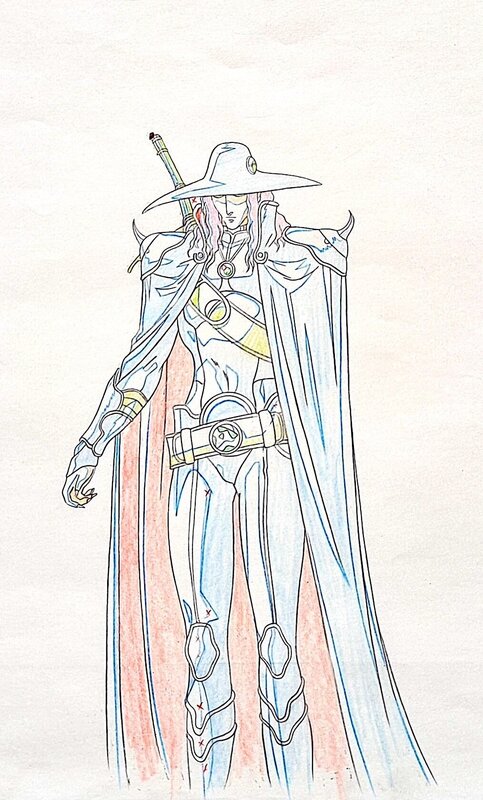 Yoshihaki kawajiri, Vampire Hunter D Bloodlust, VHD, doga c14 (Madhouse, 2000) - Dédicace