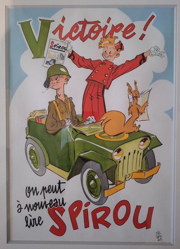 Alec Severin - Hommage Spirou - Illustration originale