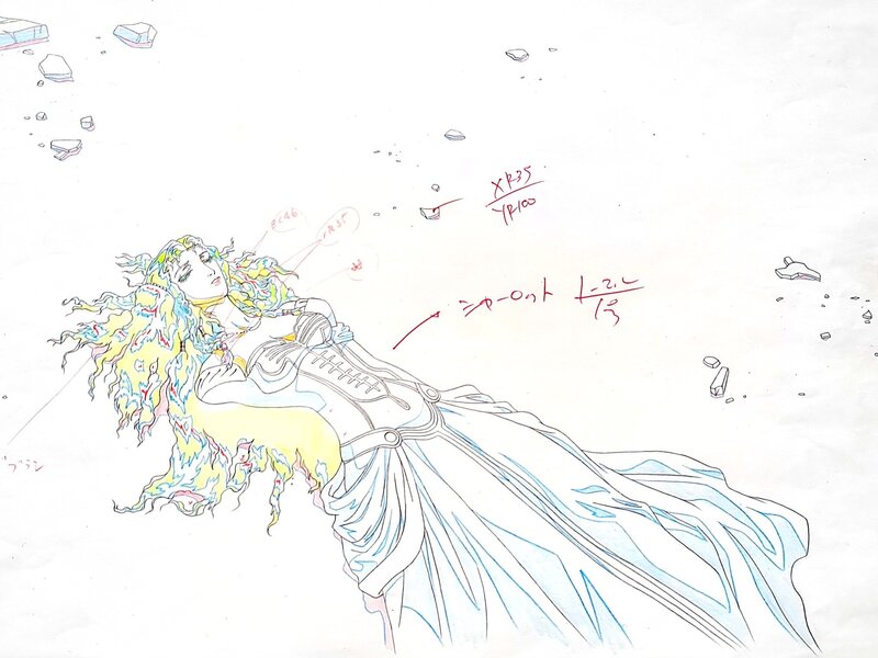 Yoshihaki kawajiri, Yoshitaka Amano, Vampire Hunter D Charlotte, la fin, Doga B1 (Madhouse, 2000) - Sketch